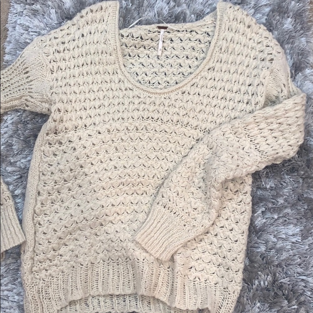 Free people oversized knit sweater